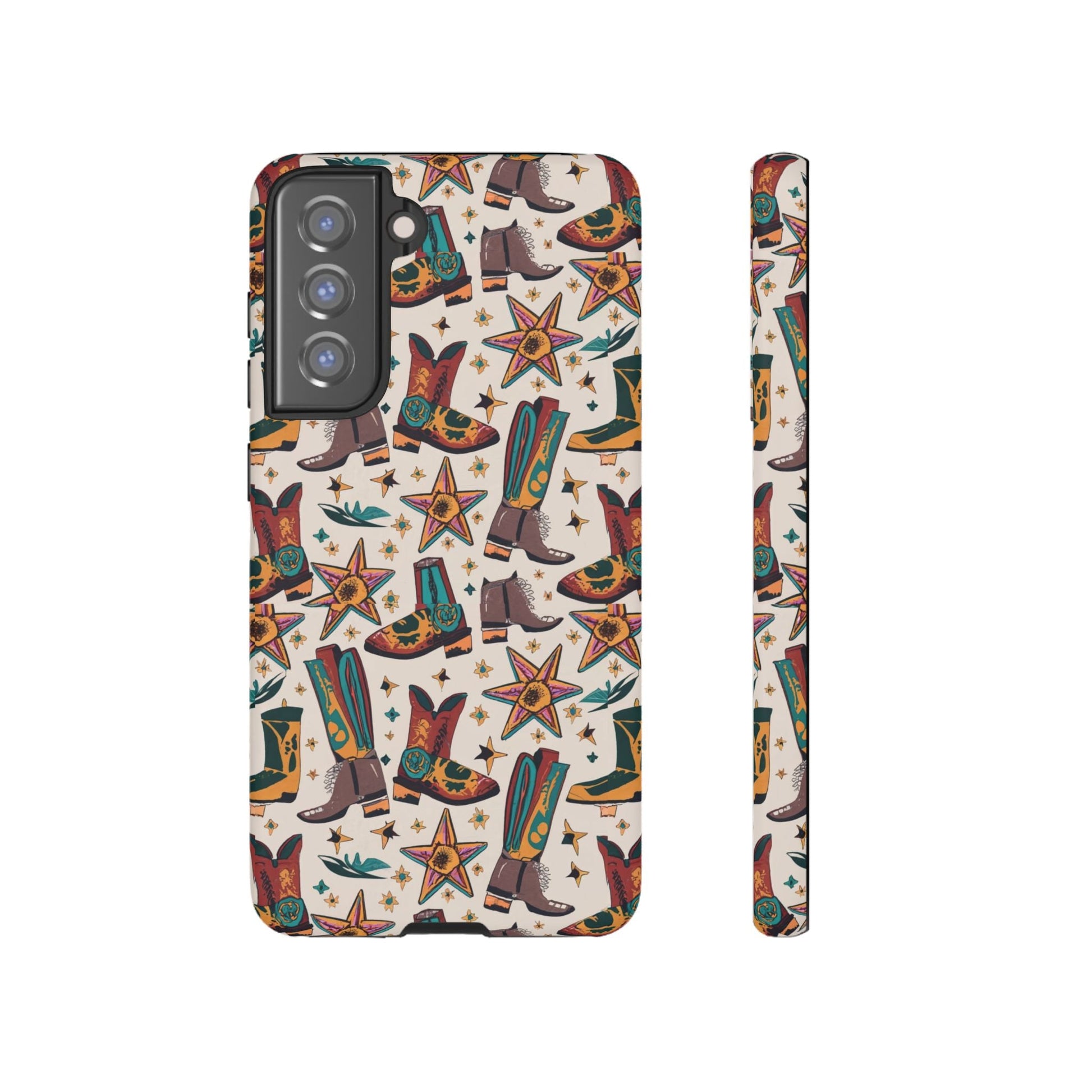 Cowboy Boots I Phone, Samsung, Google Pixel Tough Case - Ruppy's Creations