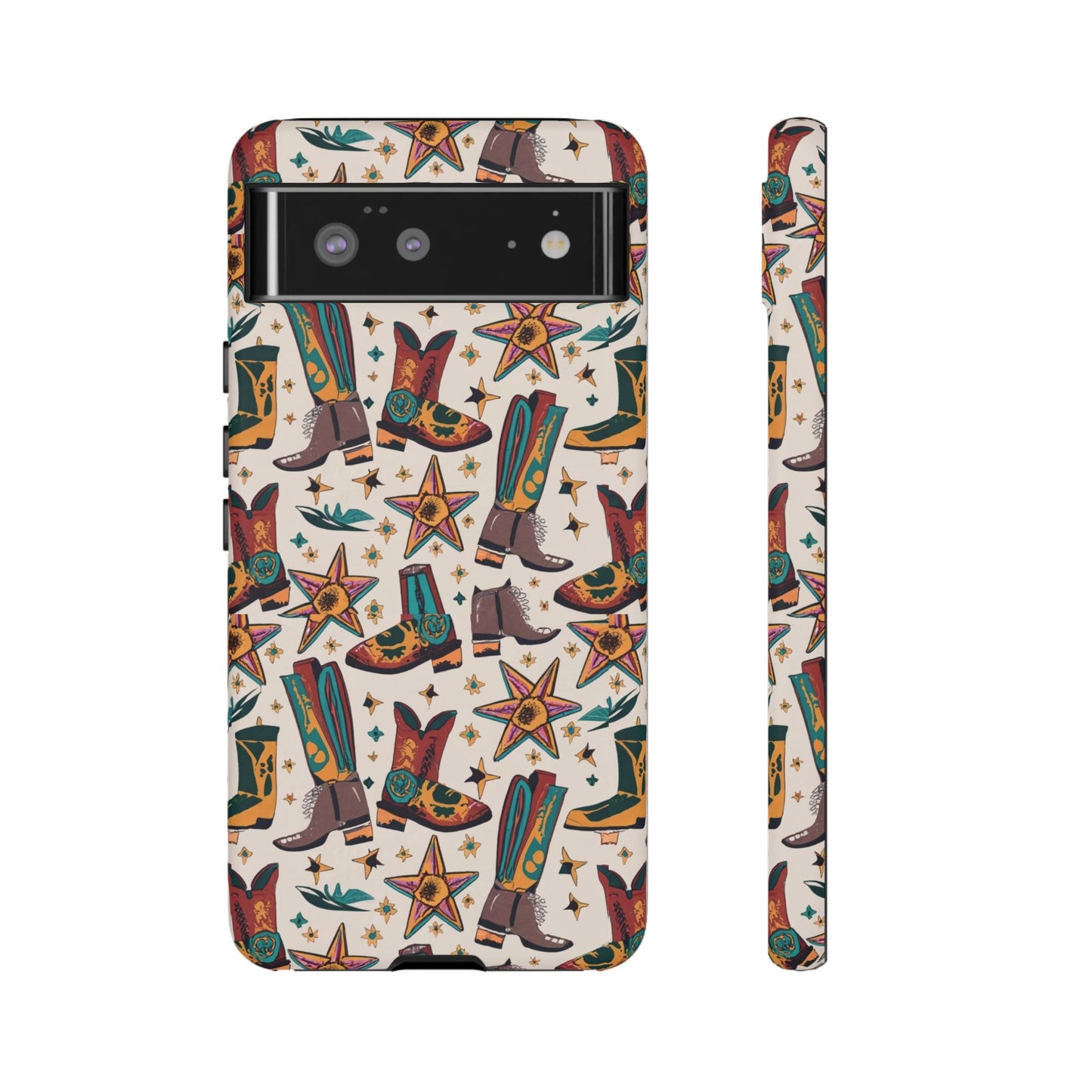 Cowboy Boots I Phone, Samsung, Google Pixel Tough Case - Ruppy's Creations