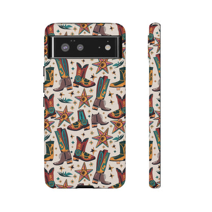 Cowboy Boots I Phone, Samsung, Google Pixel Tough Case - Ruppy's Creations