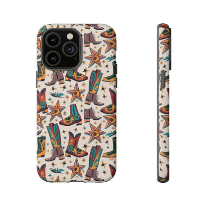 Cowboy Boots I Phone, Samsung, Google Pixel Tough Case - Ruppy's Creations