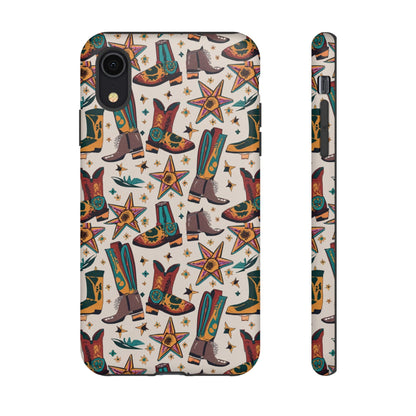 Cowboy Boots I Phone, Samsung, Google Pixel Tough Case - Ruppy's Creations