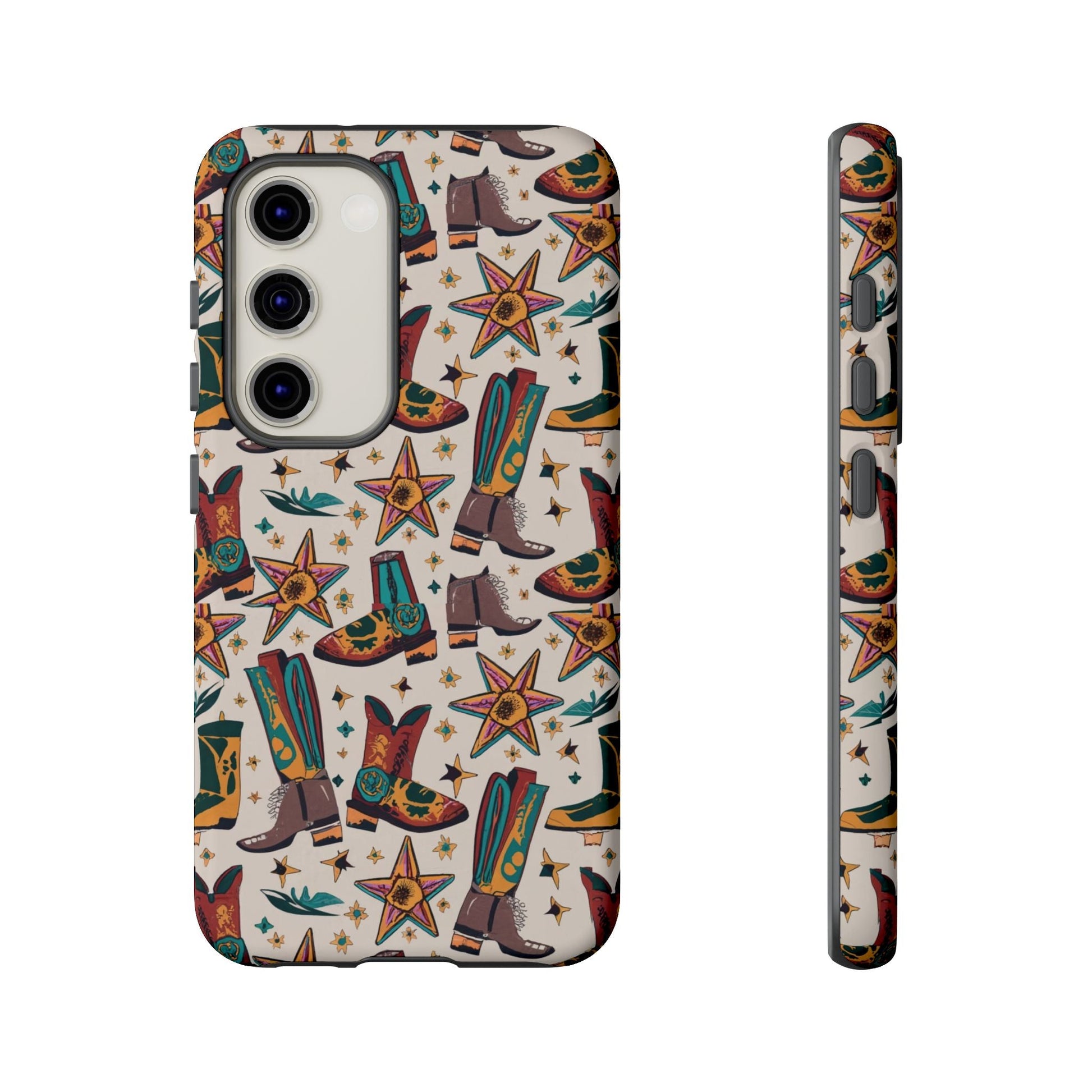 Cowboy Boots I Phone, Samsung, Google Pixel Tough Case - Ruppy's Creations