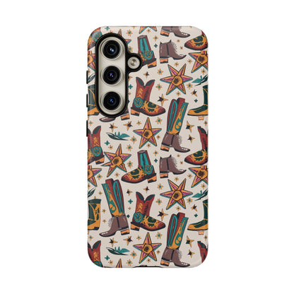 Cowboy Boots I Phone, Samsung, Google Pixel Tough Case - Ruppy's Creations