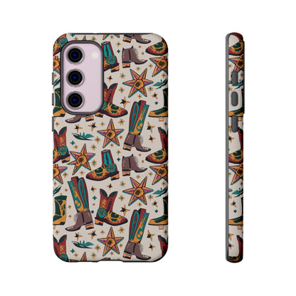 Cowboy Boots I Phone, Samsung, Google Pixel Tough Case - Ruppy's Creations