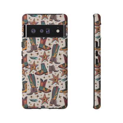 Cowboy Boots I Phone, Samsung, Google Pixel Tough Case - Ruppy's Creations