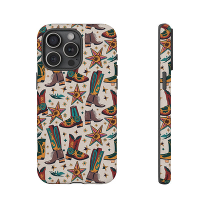 Cowboy Boots I Phone, Samsung, Google Pixel Tough Case - Ruppy's Creations