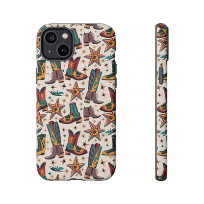 Cowboy Boots I Phone, Samsung, Google Pixel Tough Case - Ruppy's Creations