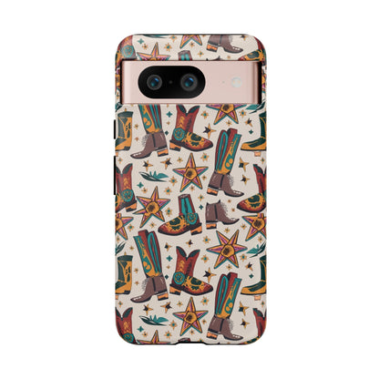 Cowboy Boots I Phone, Samsung, Google Pixel Tough Case - Ruppy's Creations