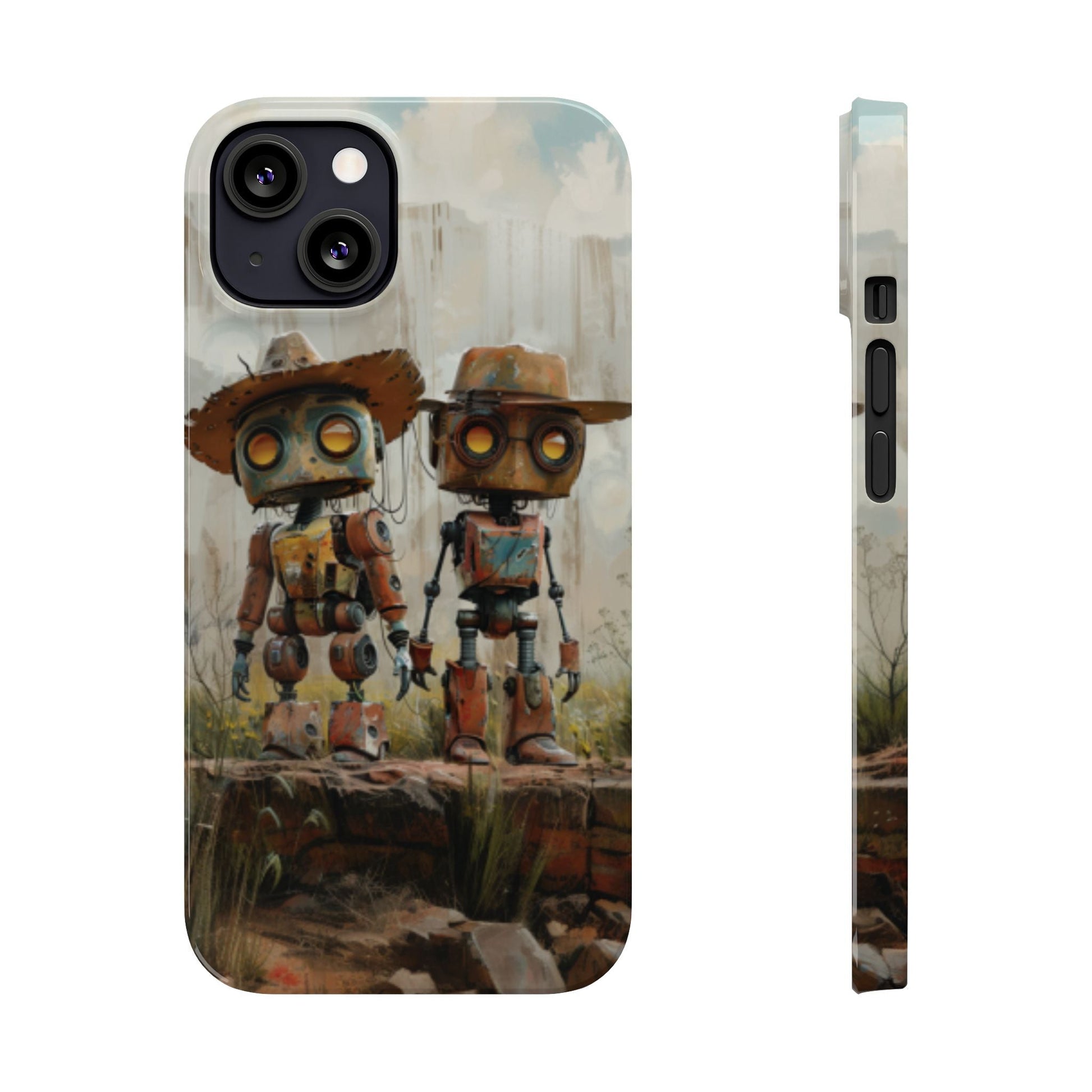 Cowboy Cowbots Slim Phone Case - Ruppy's Creations