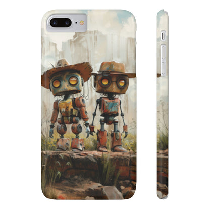 Cowboy Cowbots Slim Phone Case - Ruppy's Creations