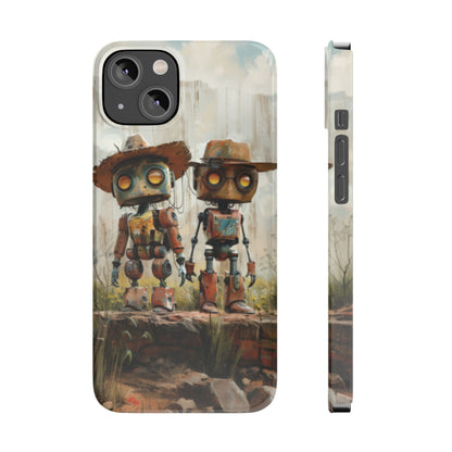 Cowboy Cowbots Slim Phone Case - Ruppy's Creations