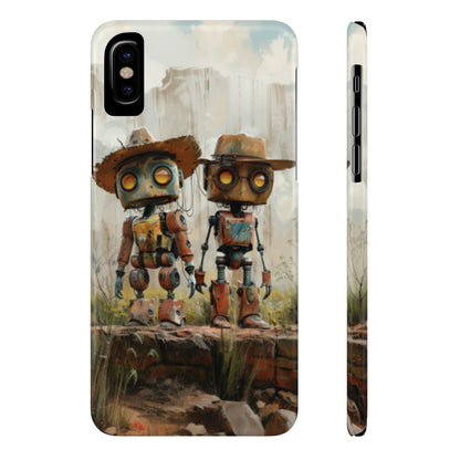 Cowboy Cowbots Slim Phone Case - Ruppy's Creations