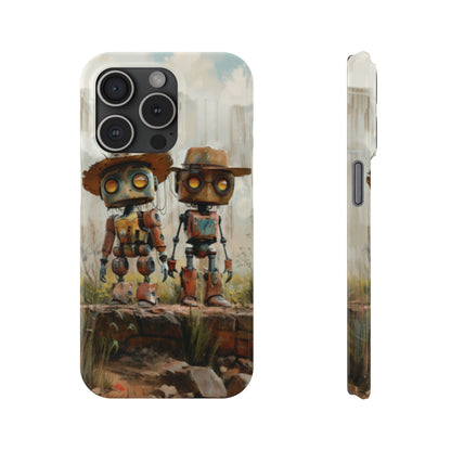 Cowboy Cowbots Slim Phone Case - Ruppy's Creations