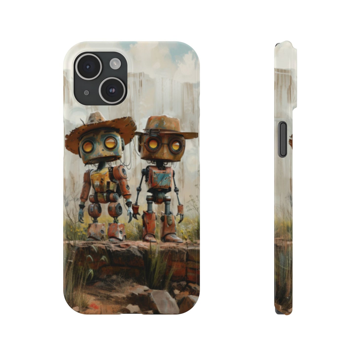 Cowboy Cowbots Slim Phone Case - Ruppy's Creations