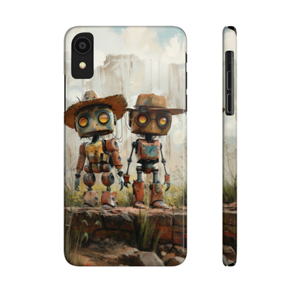 Cowboy Cowbots Slim Phone Case - Ruppy's Creations