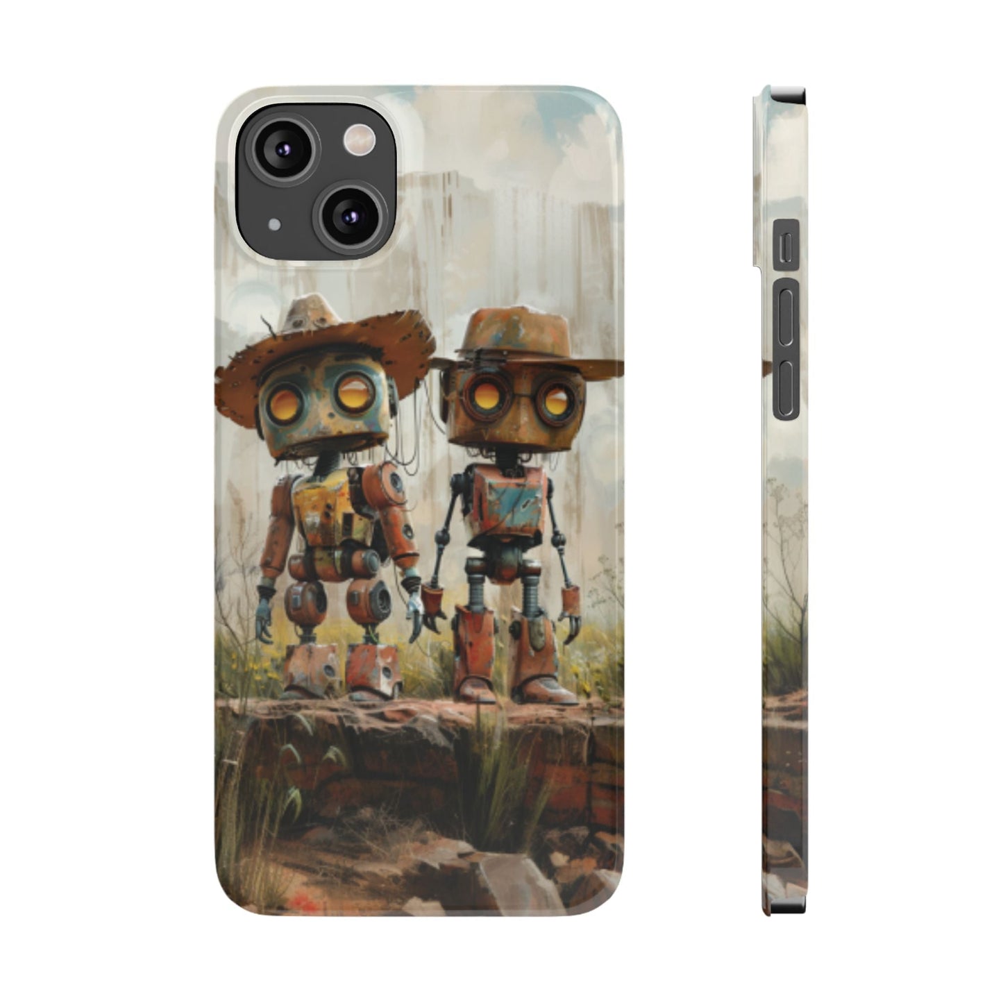 Cowboy Cowbots Slim Phone Case - Ruppy's Creations