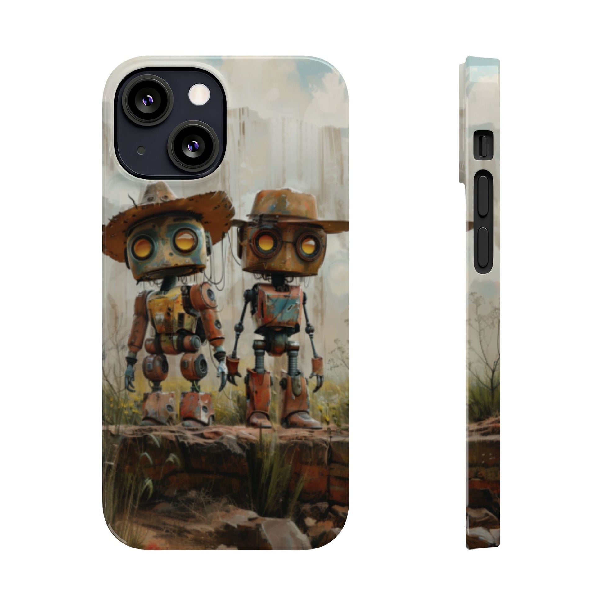 Cowboy Cowbots Slim Phone Case - Ruppy's Creations