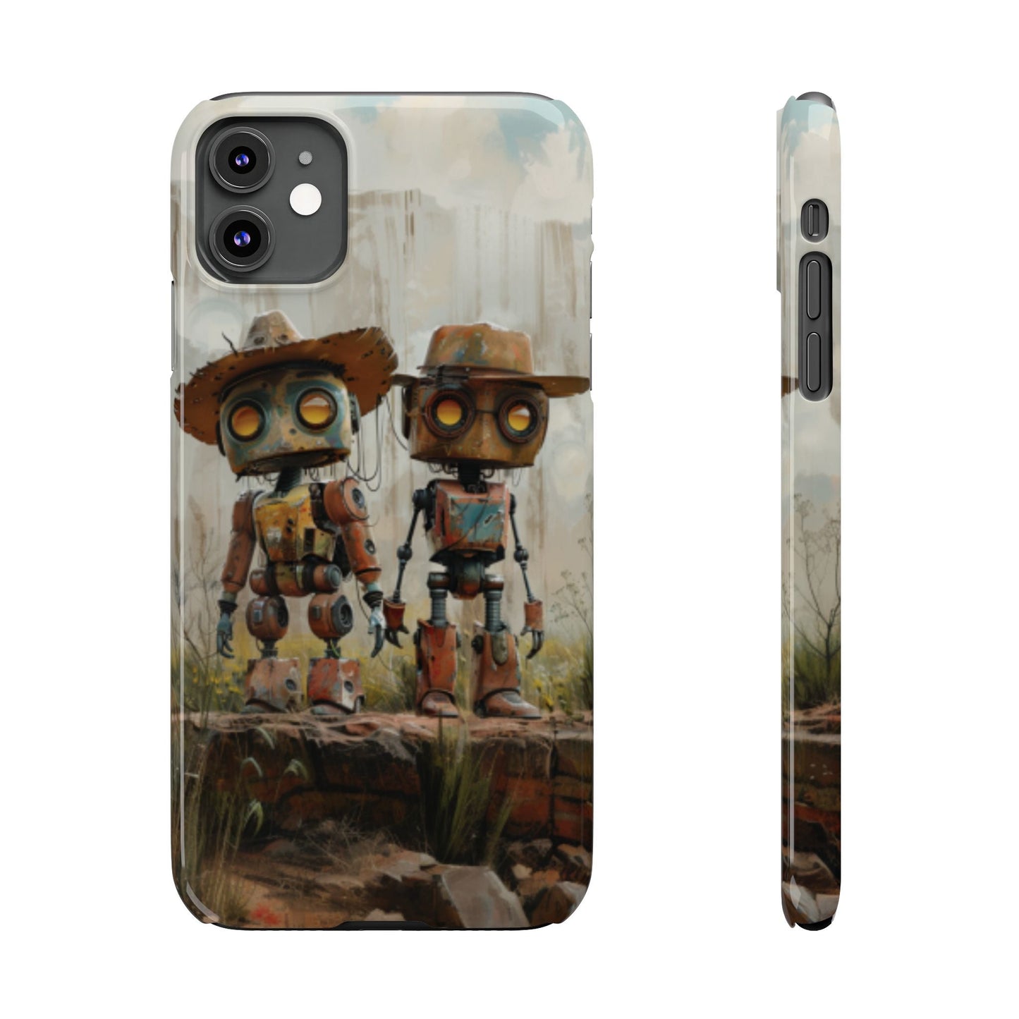 Cowboy Cowbots Slim Phone Case - Ruppy's Creations