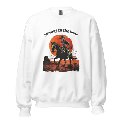 Cowboy to the Bone Men's Sweatshirt - Ruppy's Creations