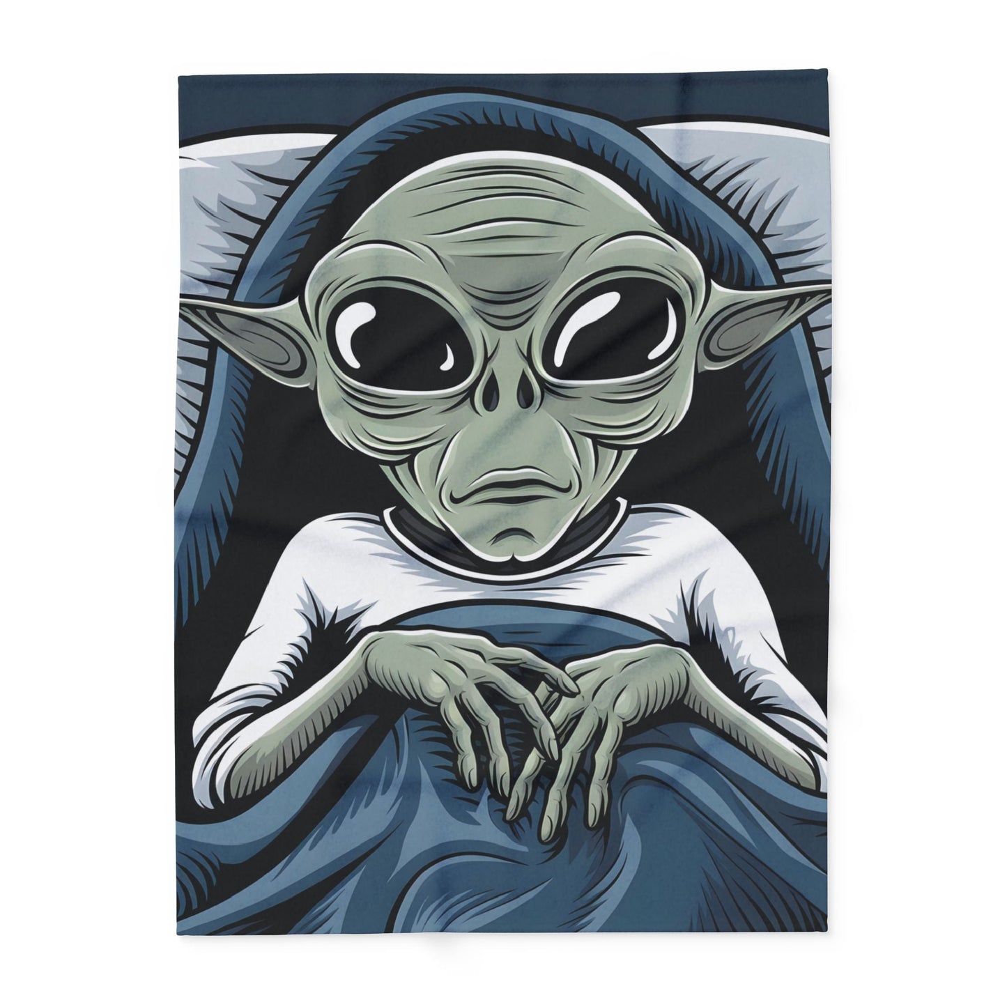 Cozy Alien Arctic Fleece Blanket - Ruppy's Creations