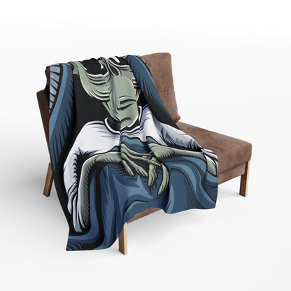 Cozy Alien Arctic Fleece Blanket - Ruppy's Creations