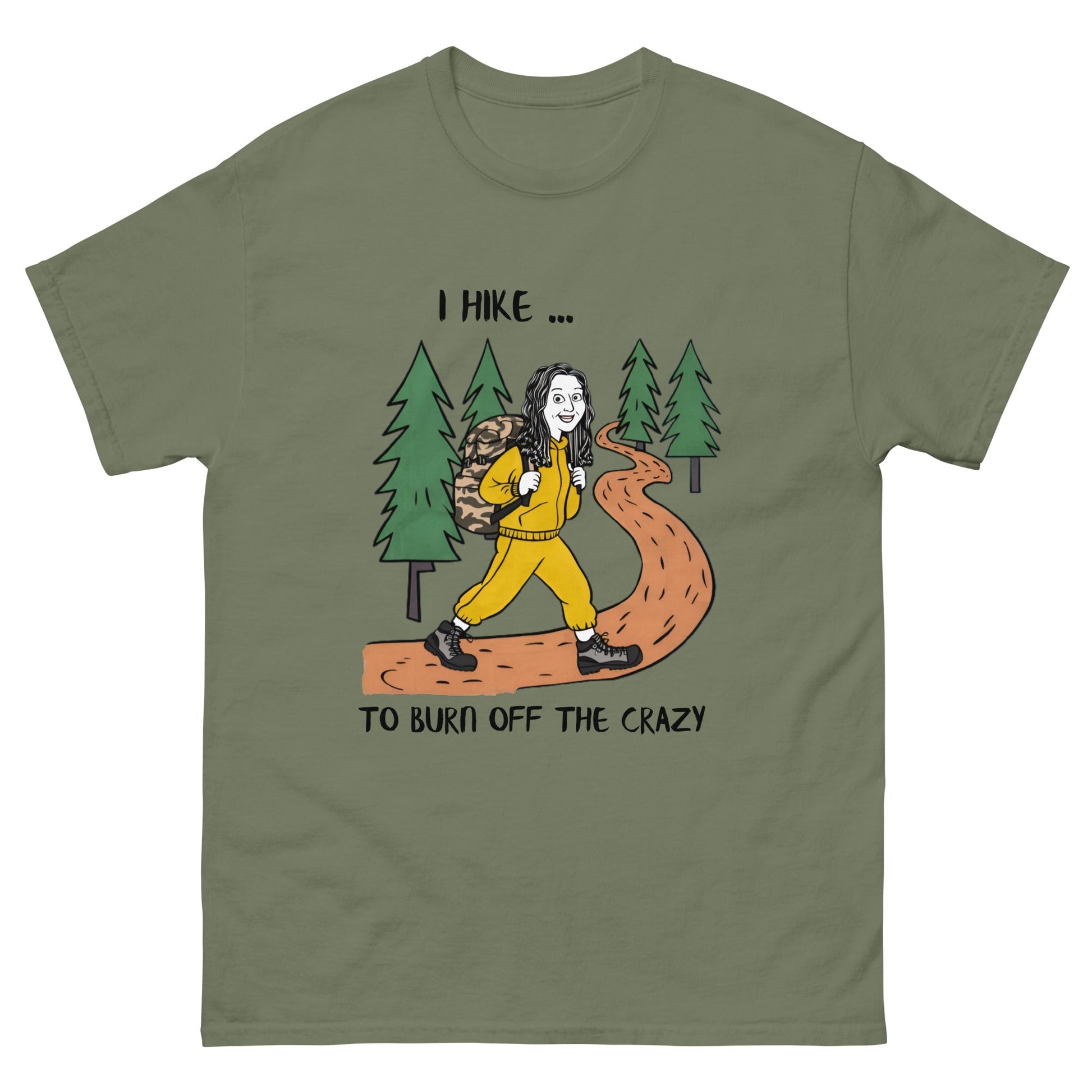 Crazy Hiker Women's Classic T - shirt - Ruppy's Creations