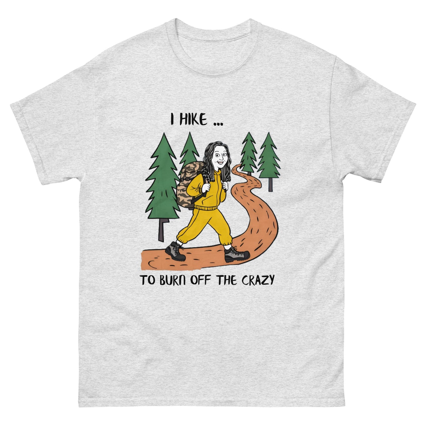 Crazy Hiker Women's Classic T - shirt - Ruppy's Creations