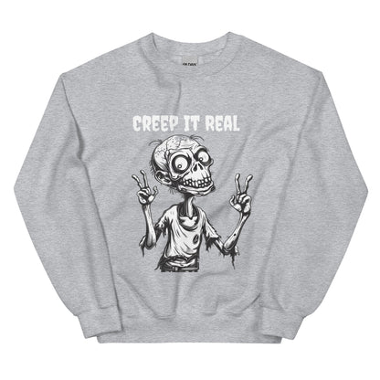 Creep it Real Men's Halloween Sweatshirt - Ruppy's Creations