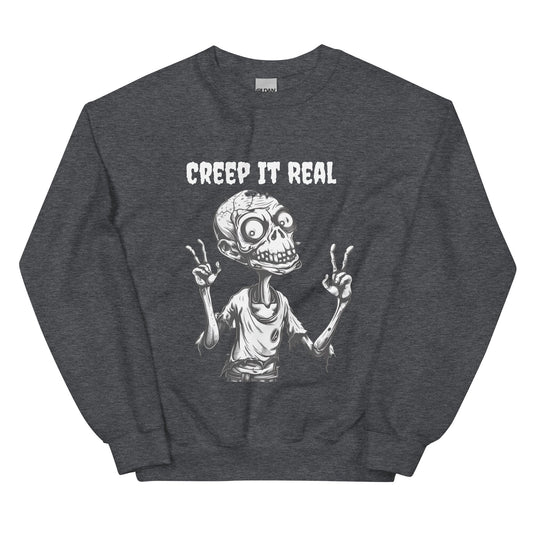 Creep it Real Men's Halloween Sweatshirt - Ruppy's Creations