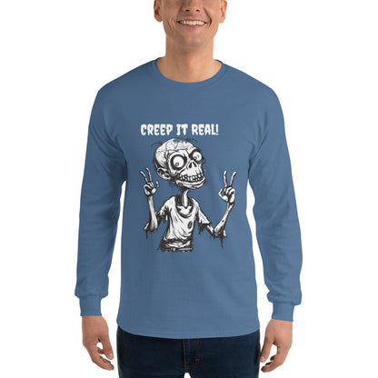 Creep It Real Men’s Long Sleeve Shirt - Ruppy's Creations