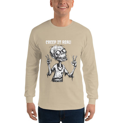 Creep It Real Men’s Long Sleeve Shirt - Ruppy's Creations