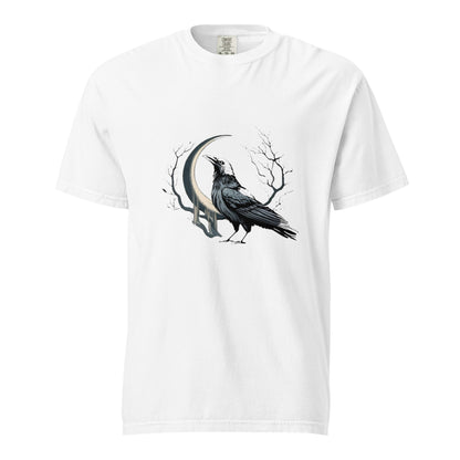 Crescent Crow Men's Garment - Dyed Heavyweight T-Shirt (sizes to 4x) - Ruppy's Creations