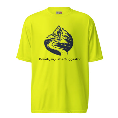 Cycling Gravity Unisex Performance Tee - Ruppy's Creations