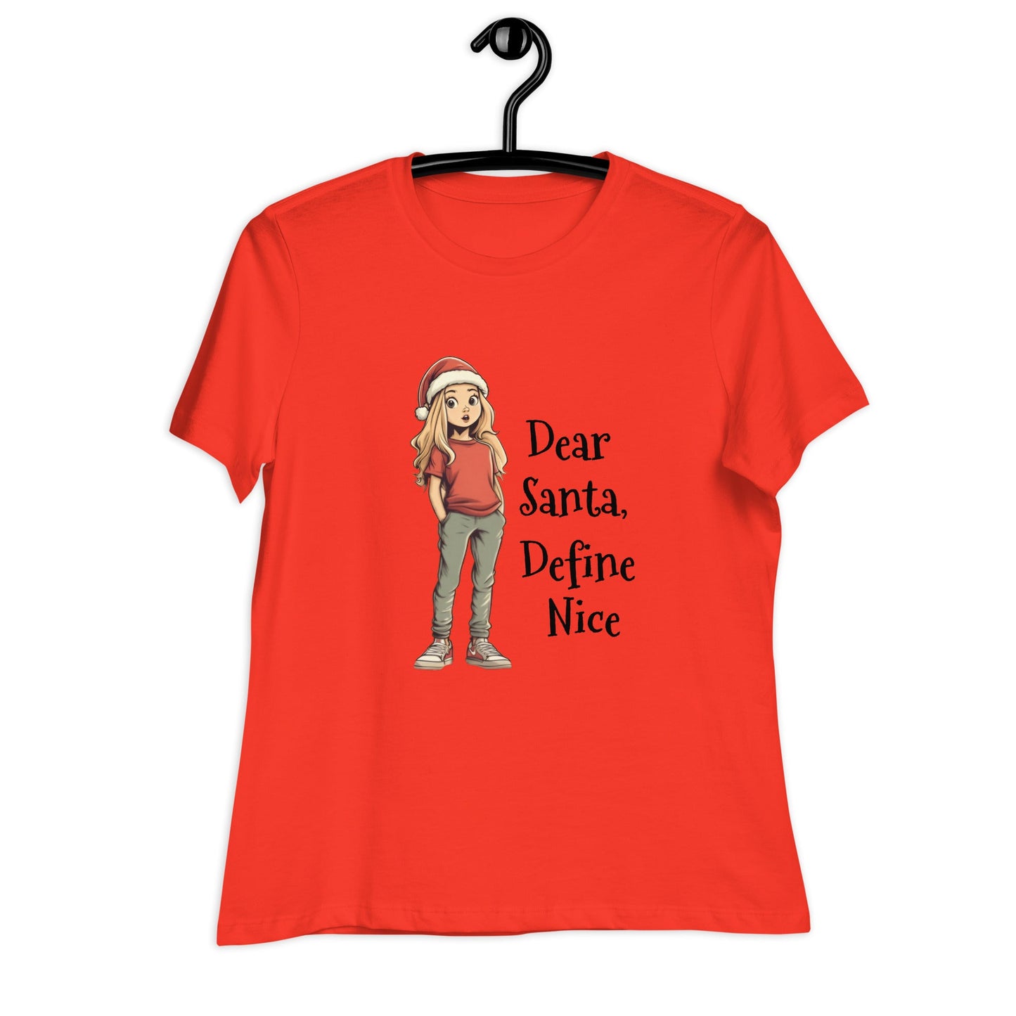 Dear Santa Define Nice Women's Relaxed Tee - Ruppy's Creations