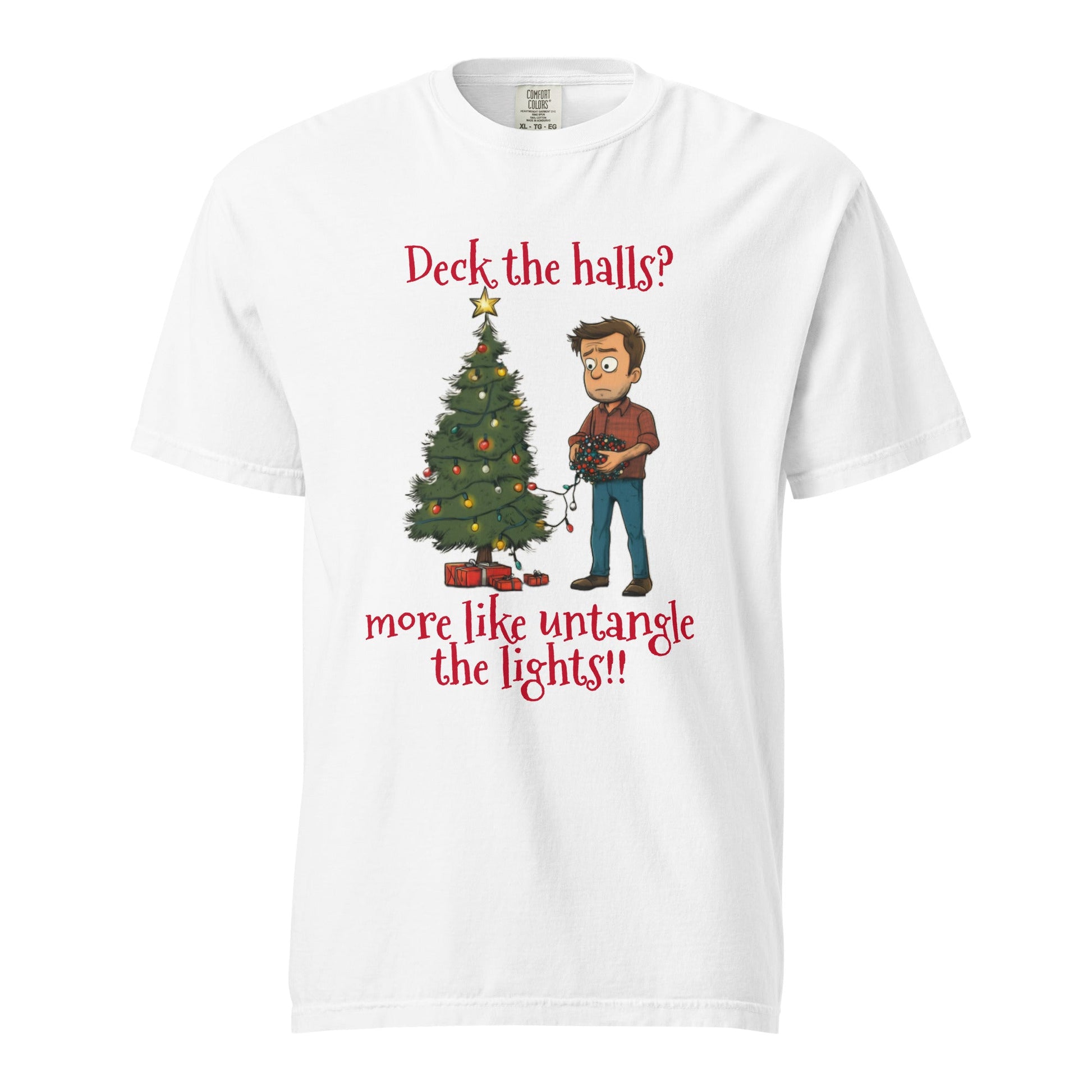 Deck the Halls Men's Heavyweight t-shirt - Ruppy's Creations