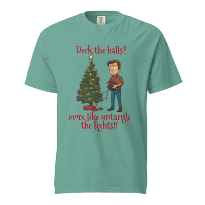 Deck the Halls Men's Heavyweight t-shirt - Ruppy's Creations