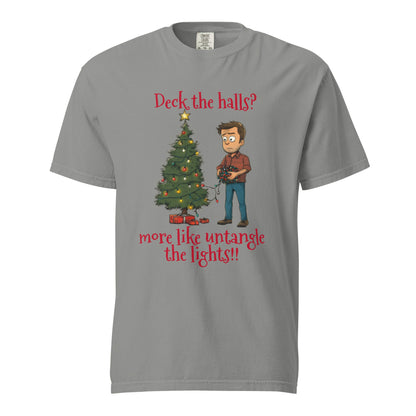 Deck the Halls Men's Heavyweight t-shirt - Ruppy's Creations