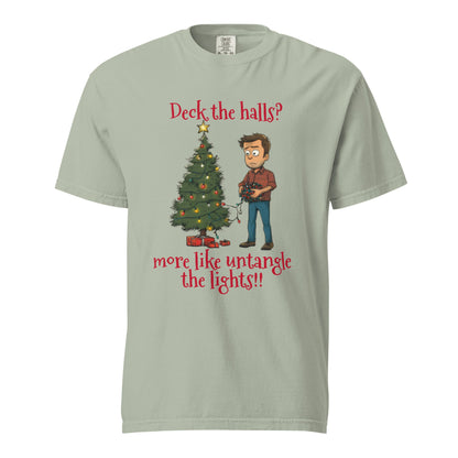 Deck the Halls Men's Heavyweight t-shirt - Ruppy's Creations