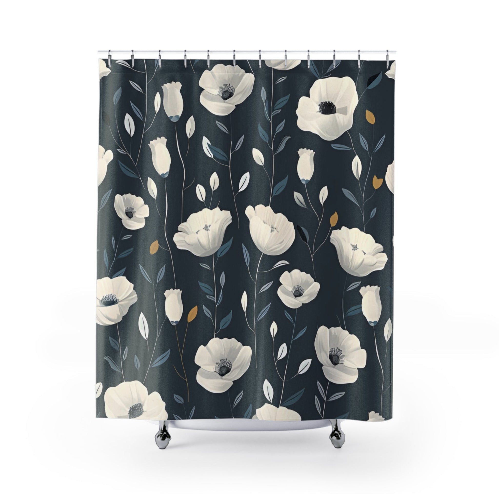 Delicate Floral Shower Curtain - Ruppy's Creations