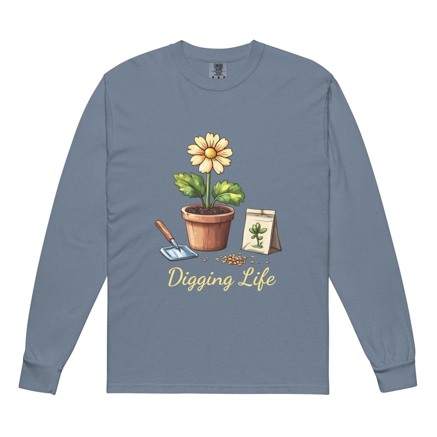 Digging Life Women's Heavyweight long - sleeve Tee - Ruppy's Creations