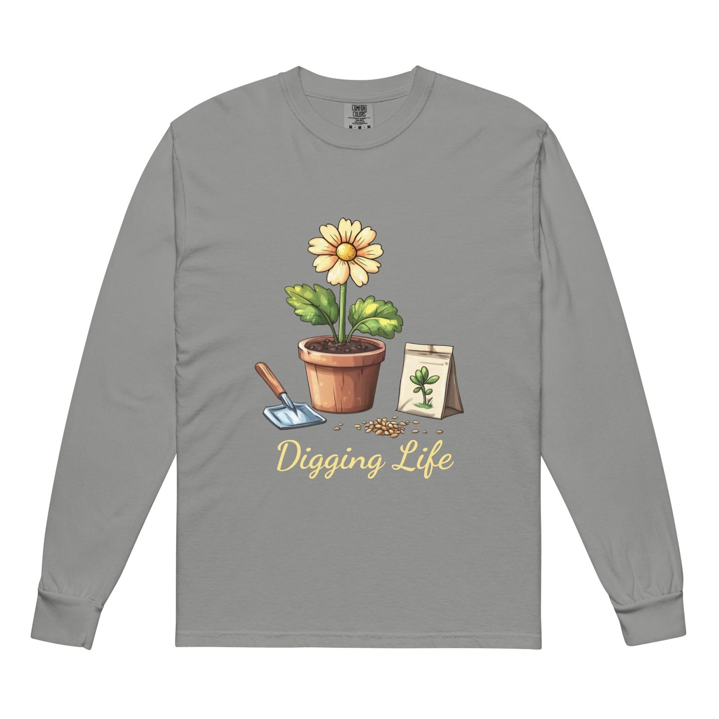 Digging Life Women's Heavyweight long - sleeve Tee - Ruppy's Creations