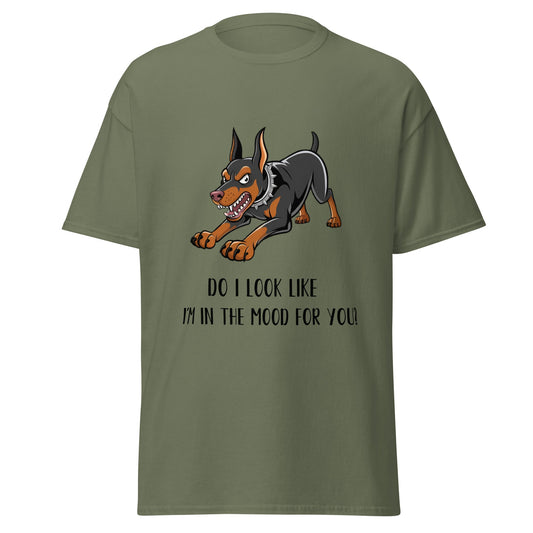 Doberman Mood Men's T-shirt - Ruppy's Creations