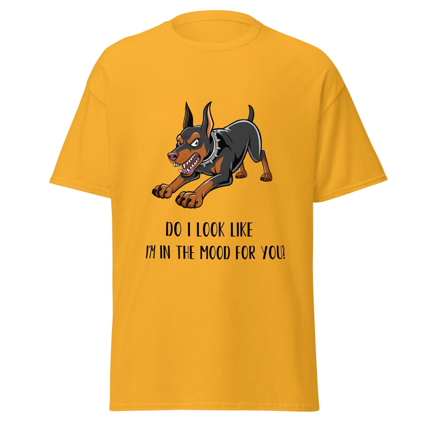 Doberman Mood Men's T-shirt - Ruppy's Creations