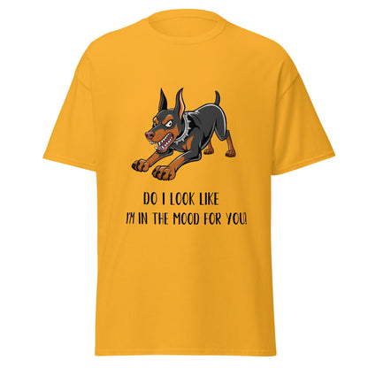 Doberman Mood Men's T-shirt - Ruppy's Creations