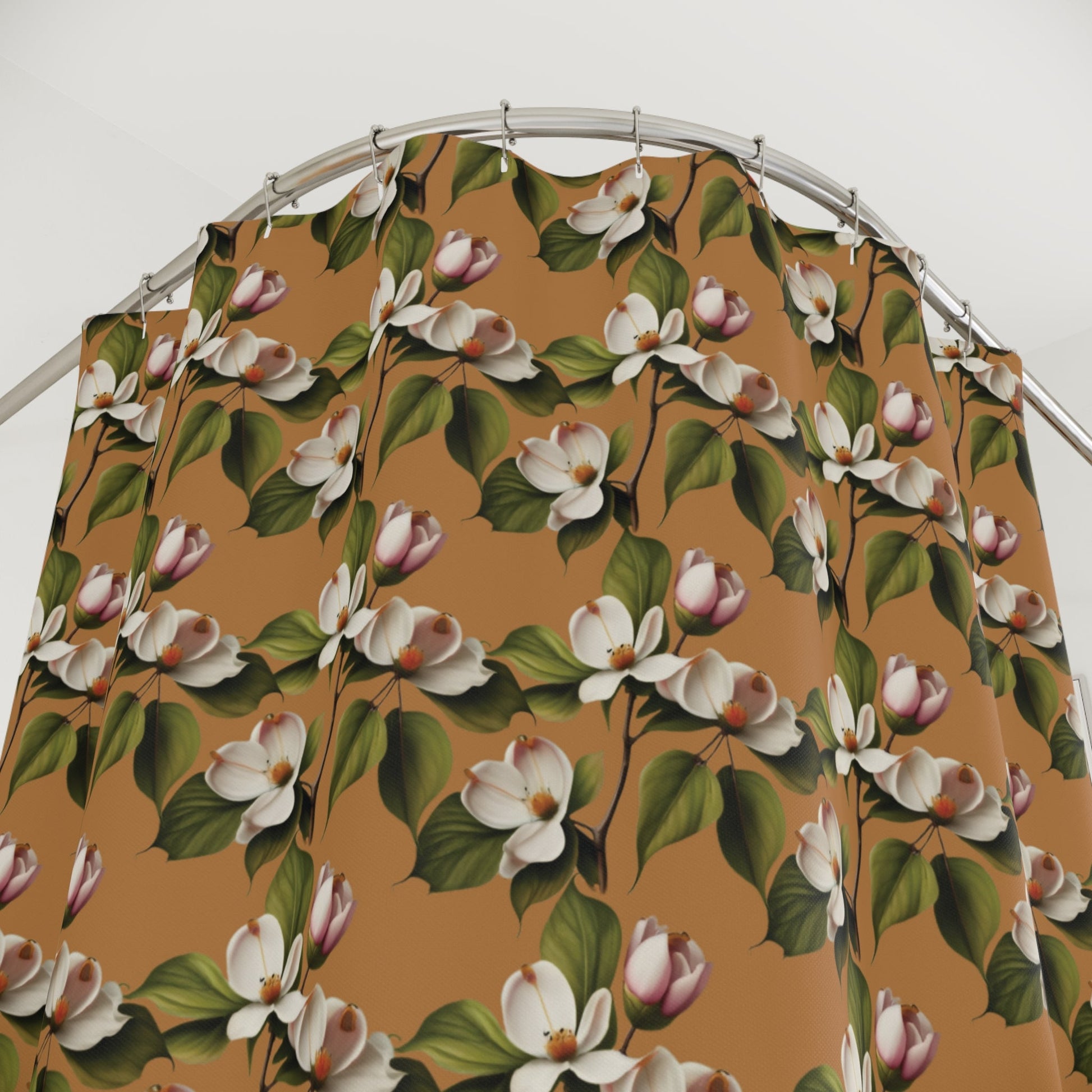 Dogwood Blossom Polyester Shower Curtain - Ruppy's Creations