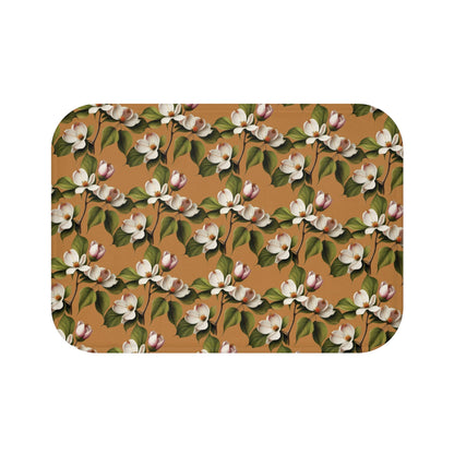 Dogwood Blossoms Memory Foam Bath Mat - Ruppy's Creations