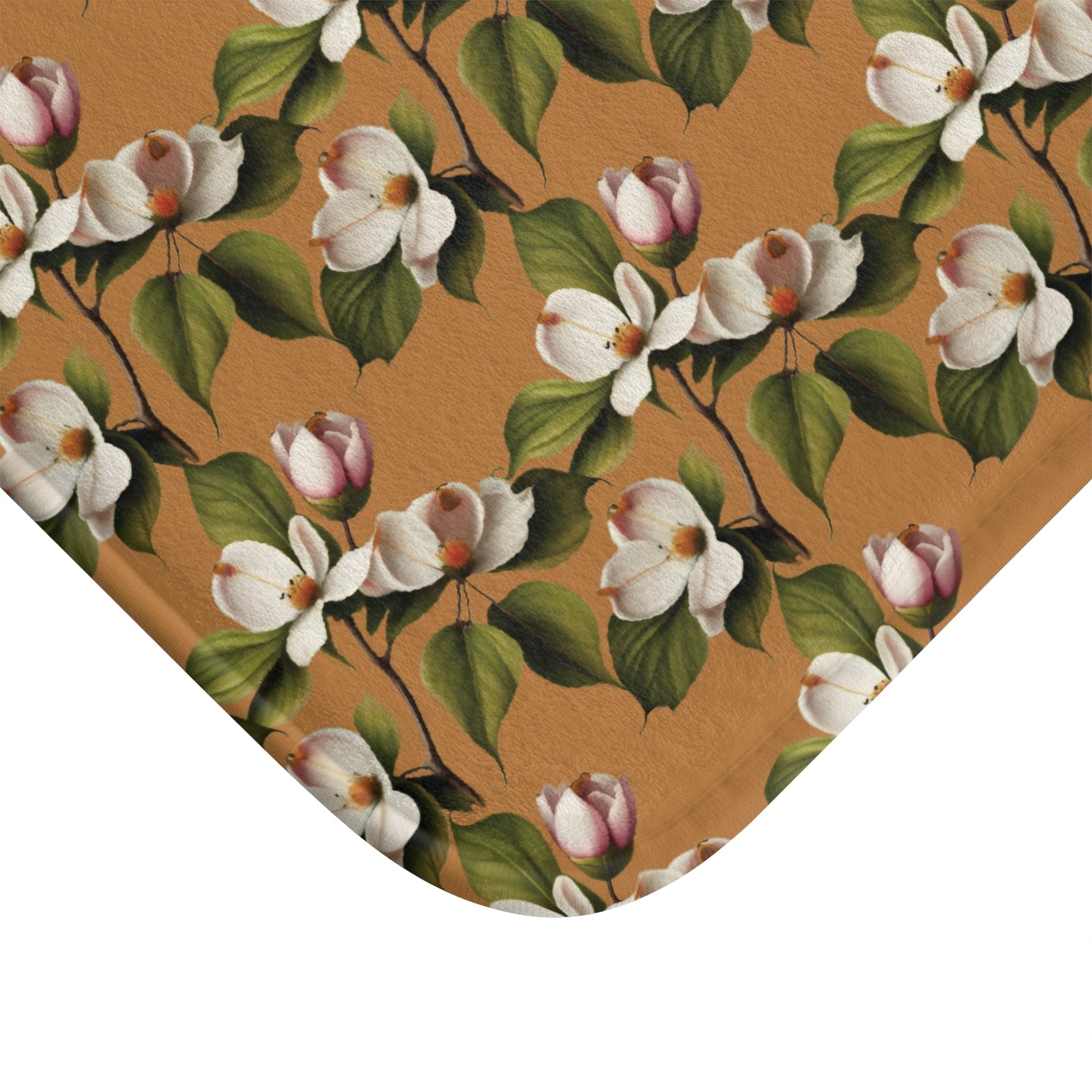 Dogwood Blossoms Memory Foam Bath Mat - Ruppy's Creations