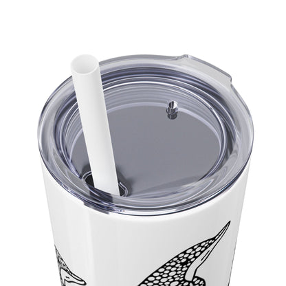 Dolphin Skinny Tumbler with Straw, 20oz - Ruppy's Creations