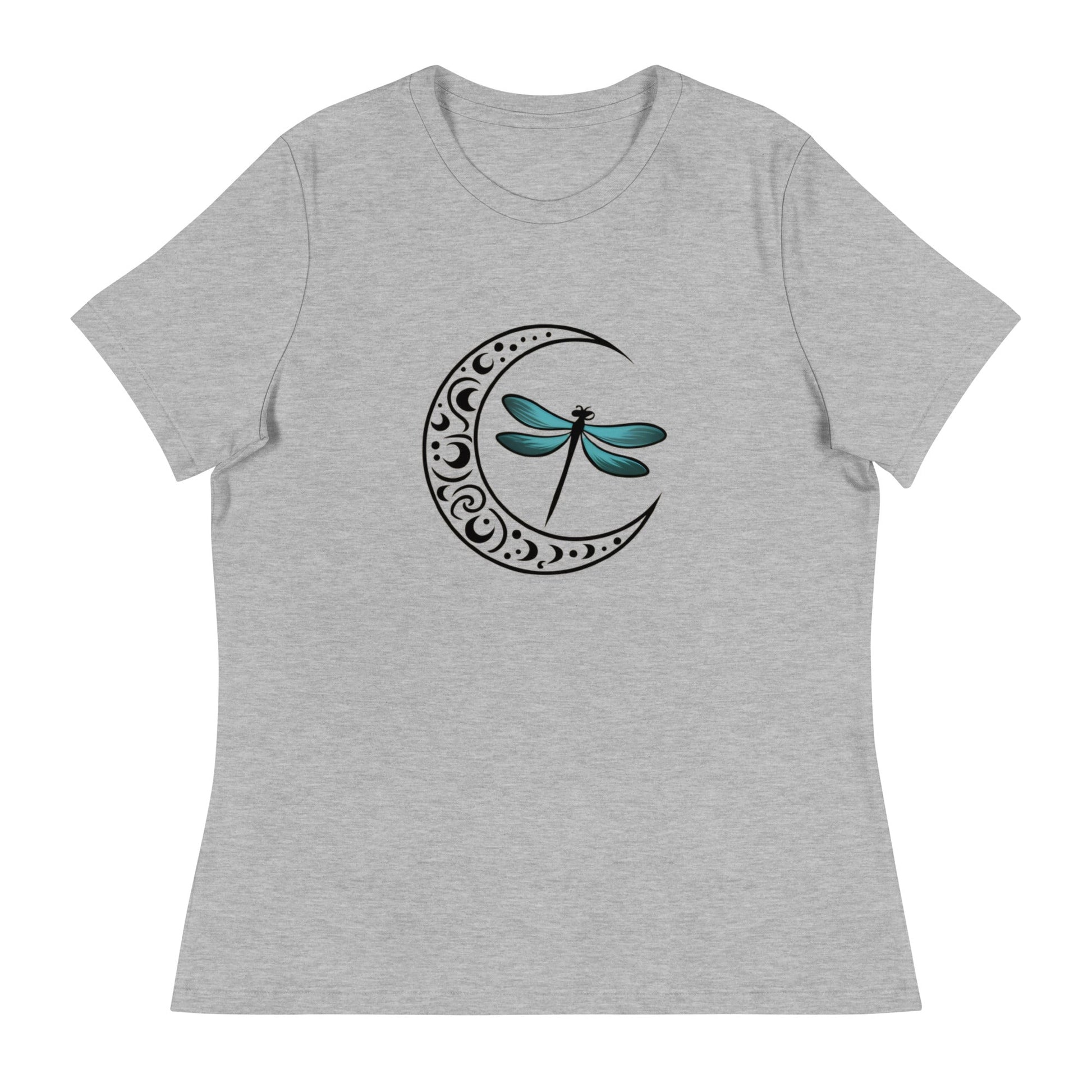 Dragonfly Crescent Women's Relaxed T-Shirt - Ruppy's Creations