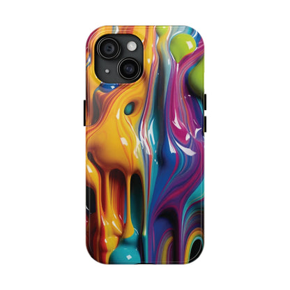 Dripping Paint Tough Phone Case For I Phone - Ruppy's Creations